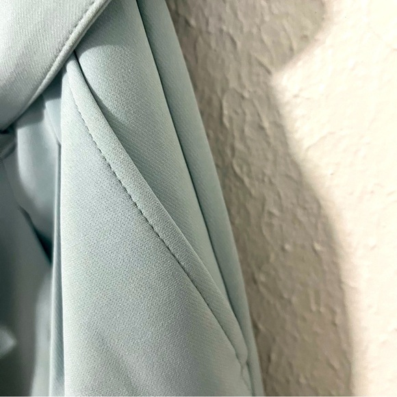 Loft Outlet High Rise Taper Leg Mint Green Petite Pull-On Paperbag Trousers MP - Picture 3 of 7